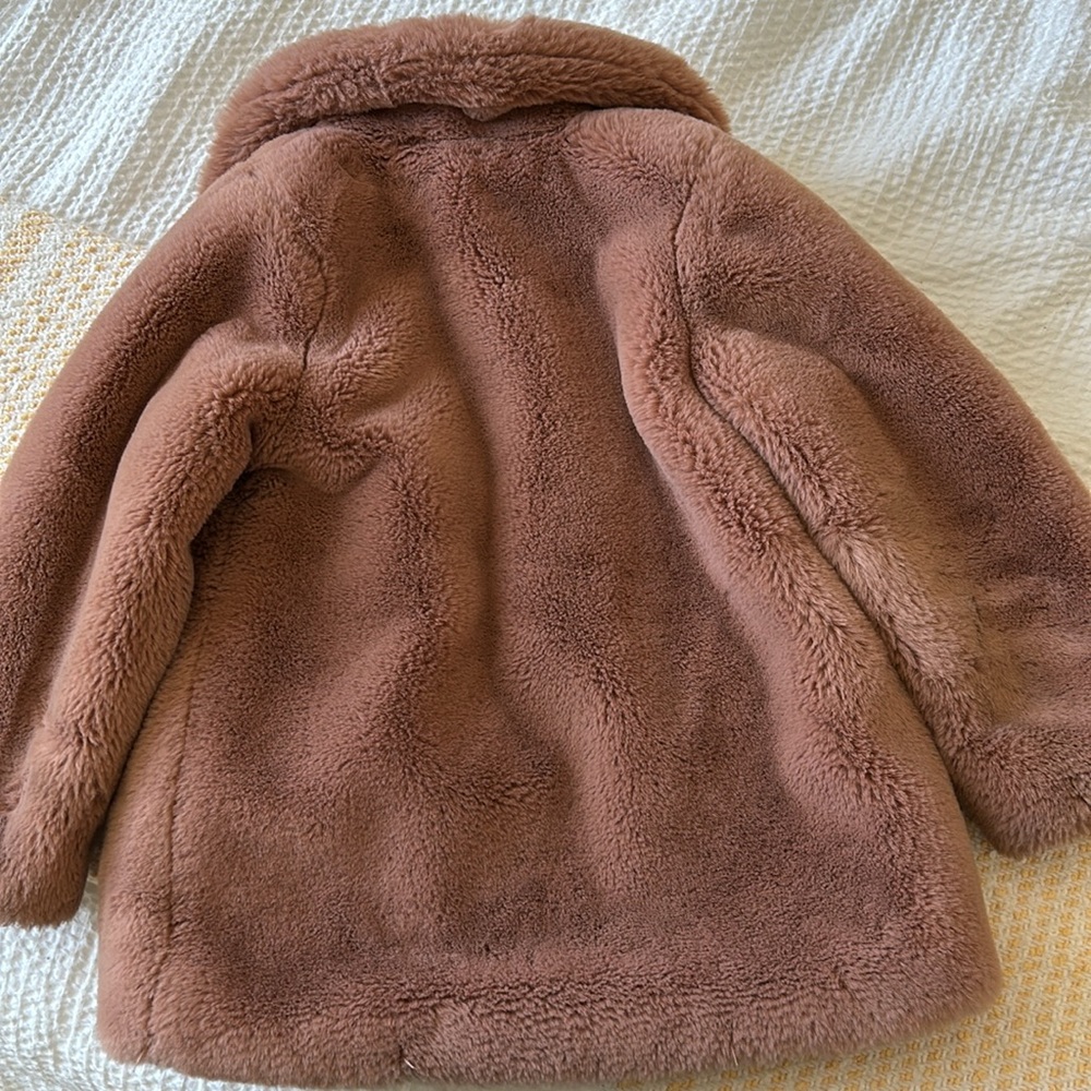 H&M girl teddy coat - Picture 3 of 3